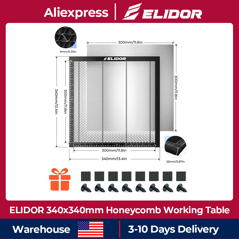 Honeycomb Laser Bed - ELIDOR honingraatwerktafel voor Z6 S2 lasergraveermachine