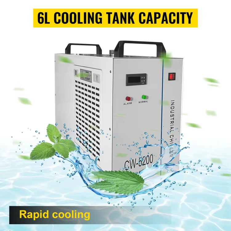 Laser Industrial Chiller - CW3000 CO2-laserkoelsysteem voor waterkoeling, geschikt voor